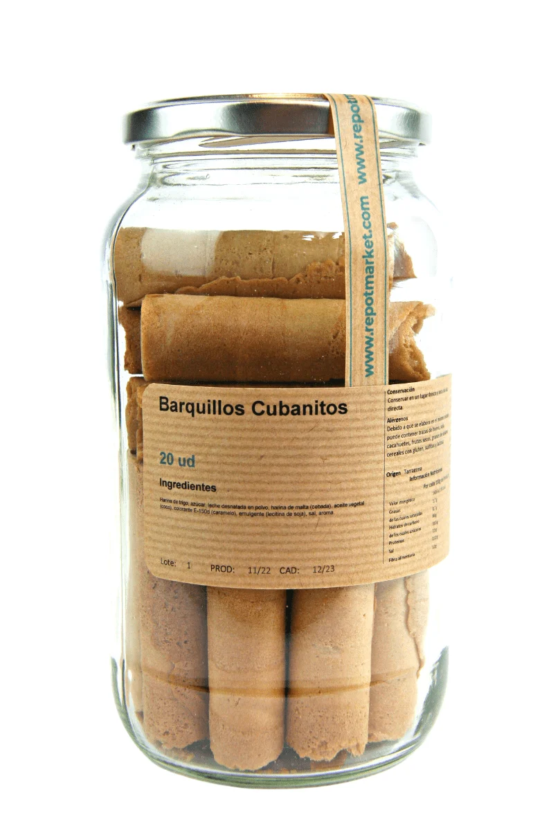 Barquillos cubanitos (20 Ud)