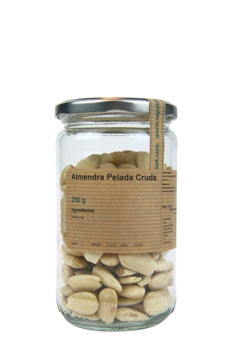 Almendra pelada cruda 250 g