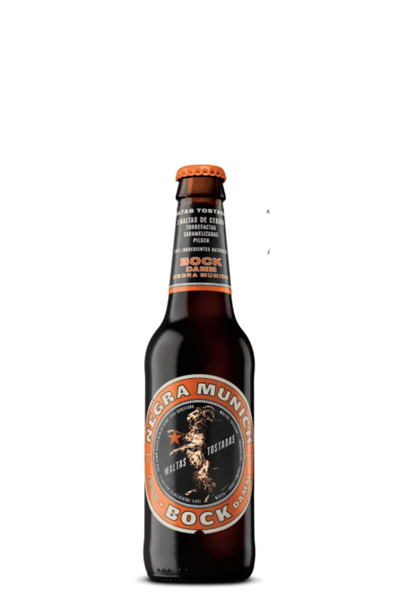 Cerveza Bock Damm en vidrio retornable 330 ml - 1 Ud