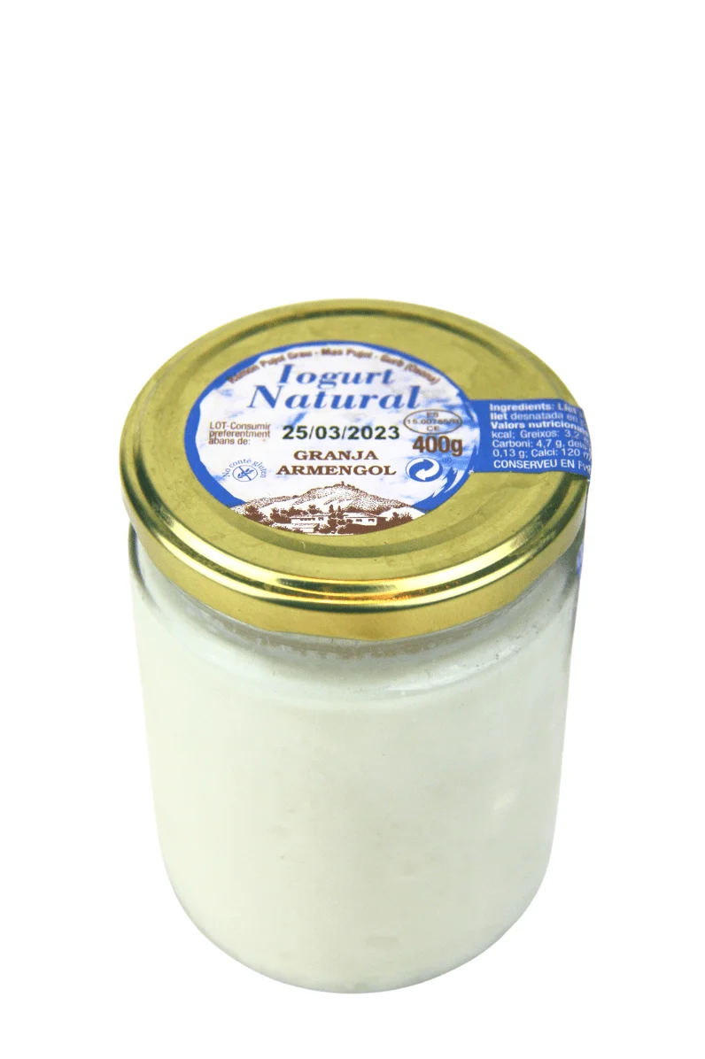 Yogur artesano natural 260 g - Granja Armengol