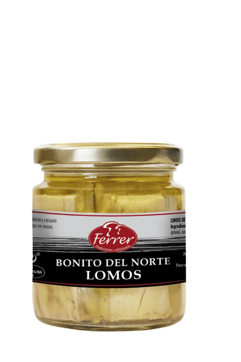 Filetes de bonito del norte en aceite de oliva 150 g - Ferrer