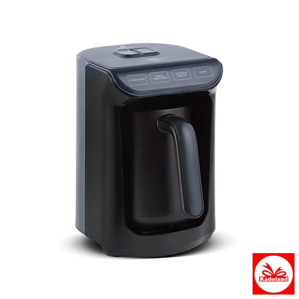 Karaca Hatır Köz Türk Kahve Makinesi Shiny Black 5 Fincan Kapasiteli Bol Köpüklü
