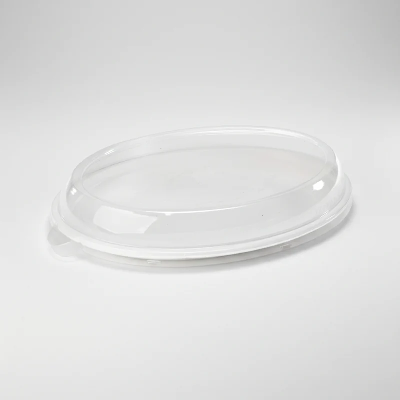 Plato de pulpa ovalado. 18 x 25 cm - 500 Uds.