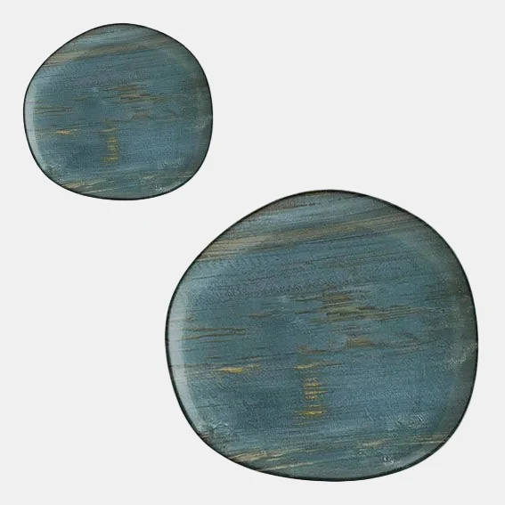 Plato llano porcelana Tango Omeya. 29 x 27,5 cm - 6 Uds.