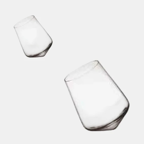 Vaso de cristal Balance. ø6,3 x 11 cm. 35 cl - 2 Uds.