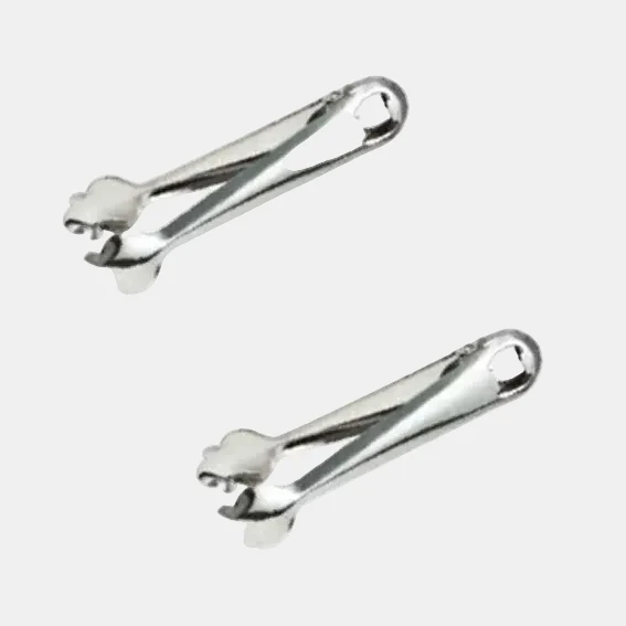 Pinza para hielo de acero inox. 19 cm - 1 Ud.
