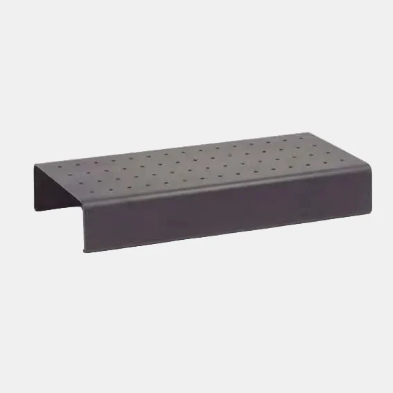 Soporte brochetas aluminio antiadherente. 12 x 24 x 4 cm. Varios colores - 1 Ud.