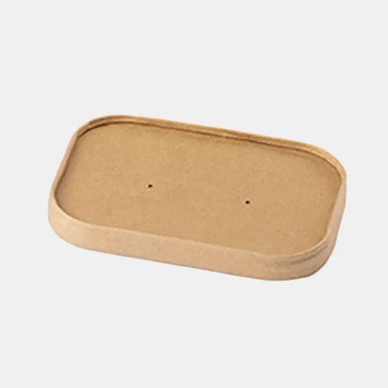 Tapas para envases de cartón kraft laminado PP. Varios modelos - 300 Uds.