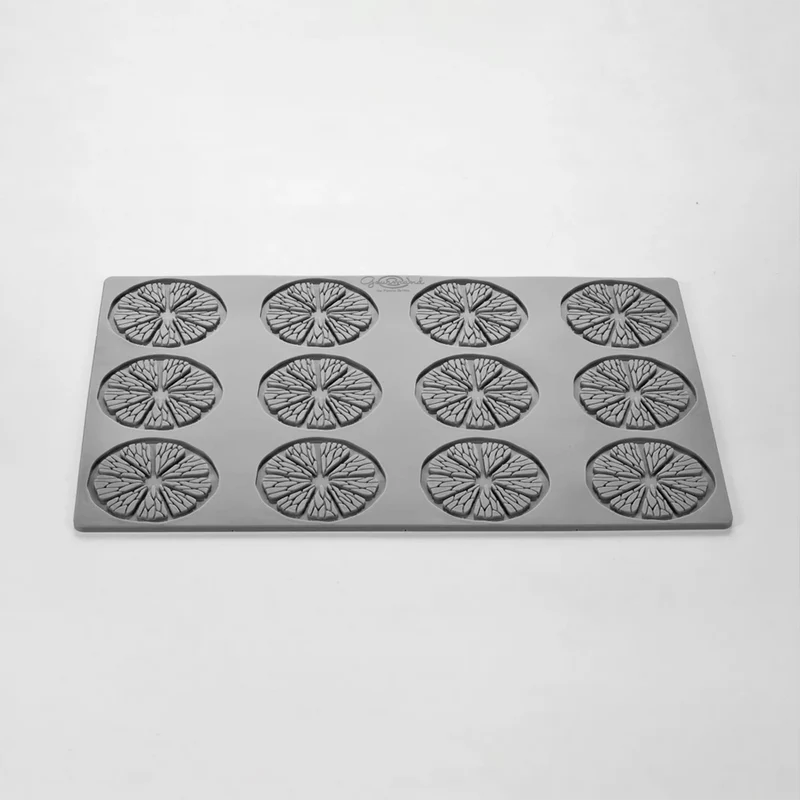 Molde silicona citrico. ø6 x 0,2 cm - 1 ud