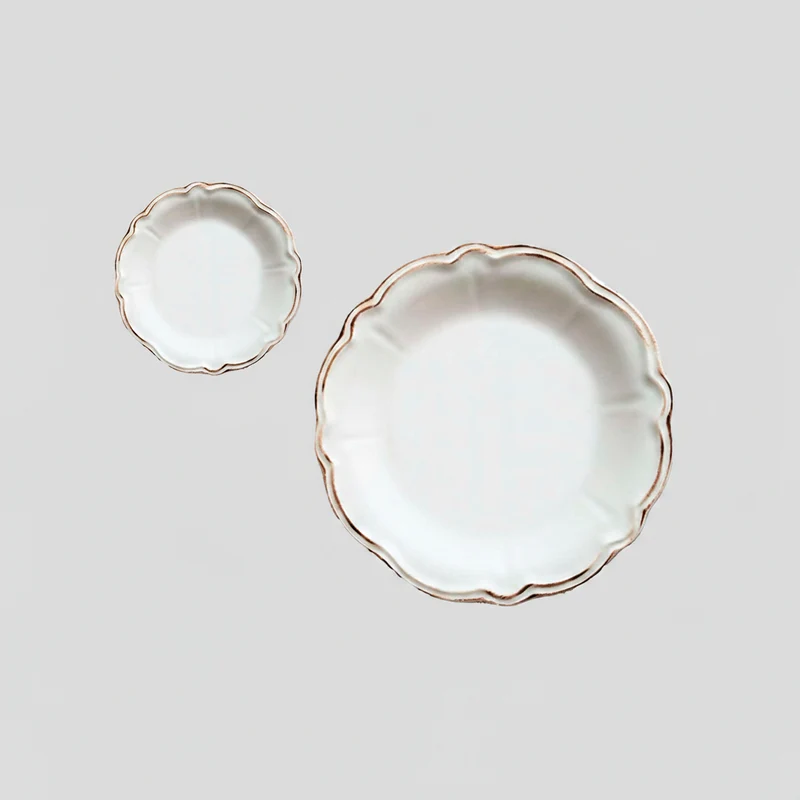 Plato llano ala colonial vintage. ø29 cm - 6 Uds.