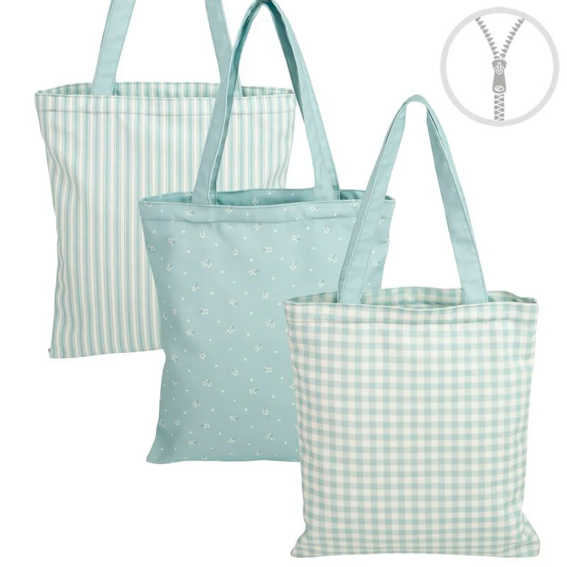 BOLSA CON CREMALLERA BRIDGET VERDE AGUA