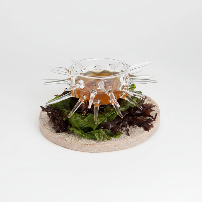 Erizo. int. ø7 ext. ø 17 x 6 cm. 125 ml - 1 ud.