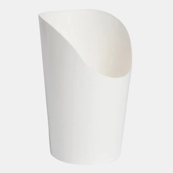 Envase para wraps cartón blanco. ø8 x 11.7. 230 ml - 1200 Uds.