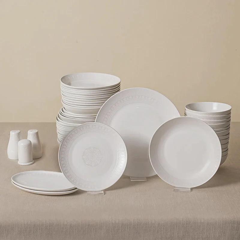 Karaca Arte 53 Parça 12 Kişilik New Bone Yemek Takımı