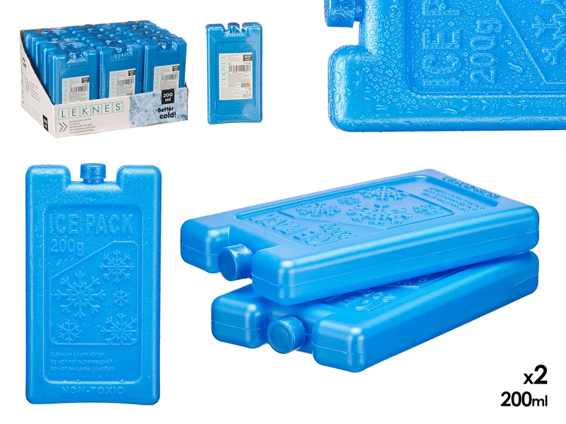 SET 2 BLOQUES ACUMULADOR FRIO 200ML