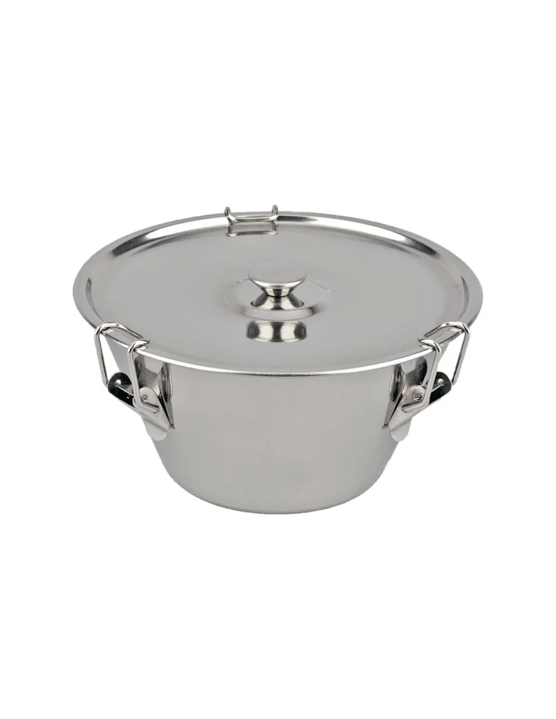 FLANERO INOX C/TAPA 22CM