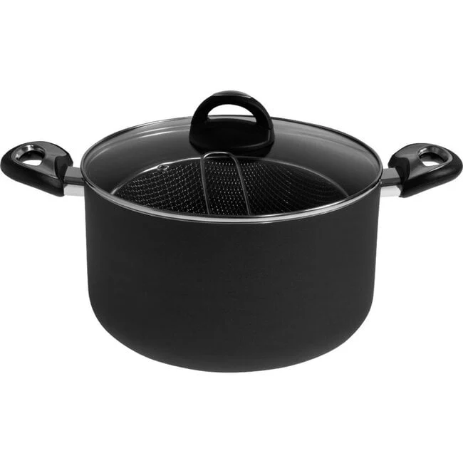 Kadoland Kizartma Tenceresi | Bavary Non Stick Frituurpan | Orta Boy-24 cm