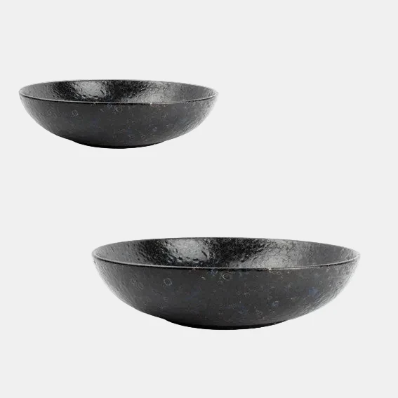 Ensaladera de porcelana Midnight Dusk. ø25 x 6 cm - 2 Uds.