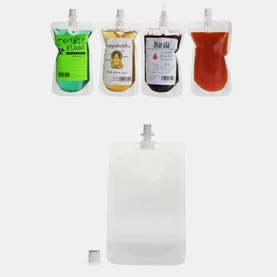 Drink bag de plástico 250 ml - 100 Uds.