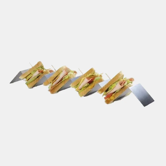 Dispensador de 4 bocadillos inox. 56 x 8 x 5.5 cm - 1 ud.
