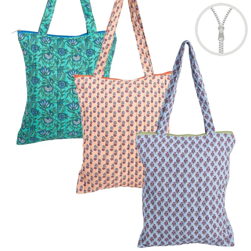 BOLSA ALGODON CON CREMALLERA