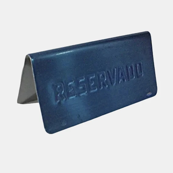 Cartel reservado - 1 ud
