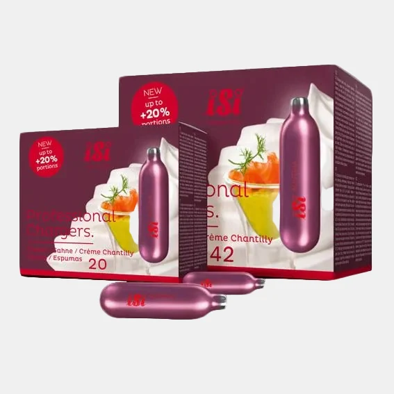 Cargas profesionales sifón crema (360 ud) Precio ud 0,60€