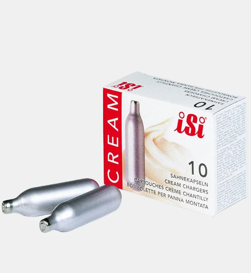 Cargas de sifón crema (10 Uds) Precio ud. 0,80€