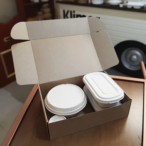 Caja mixta de cartón kraft para entregas microcanal. Varias medidas y unidades - 100 Uds.