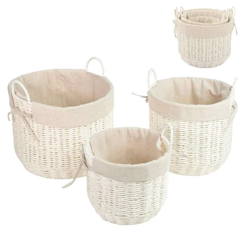CESTO PAPEL BLANCO
