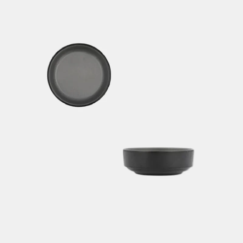 Bowl melamina bicolor negro y gris Gio. ø10 cm - 20 Uds.