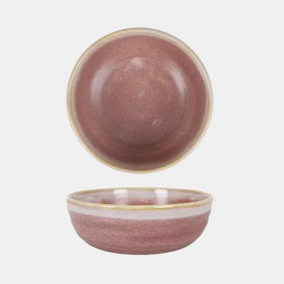 Bowl de porcelana Aljarafe rosa. Varias medidas y unidades.