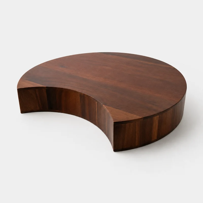 Soporte buffet acacia. ø36 x 6 cm - 1 ud