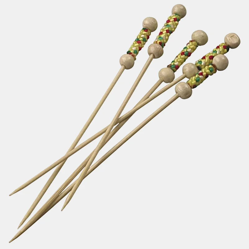 Brocheta perla. 11.2 cm - 100 Uds.
