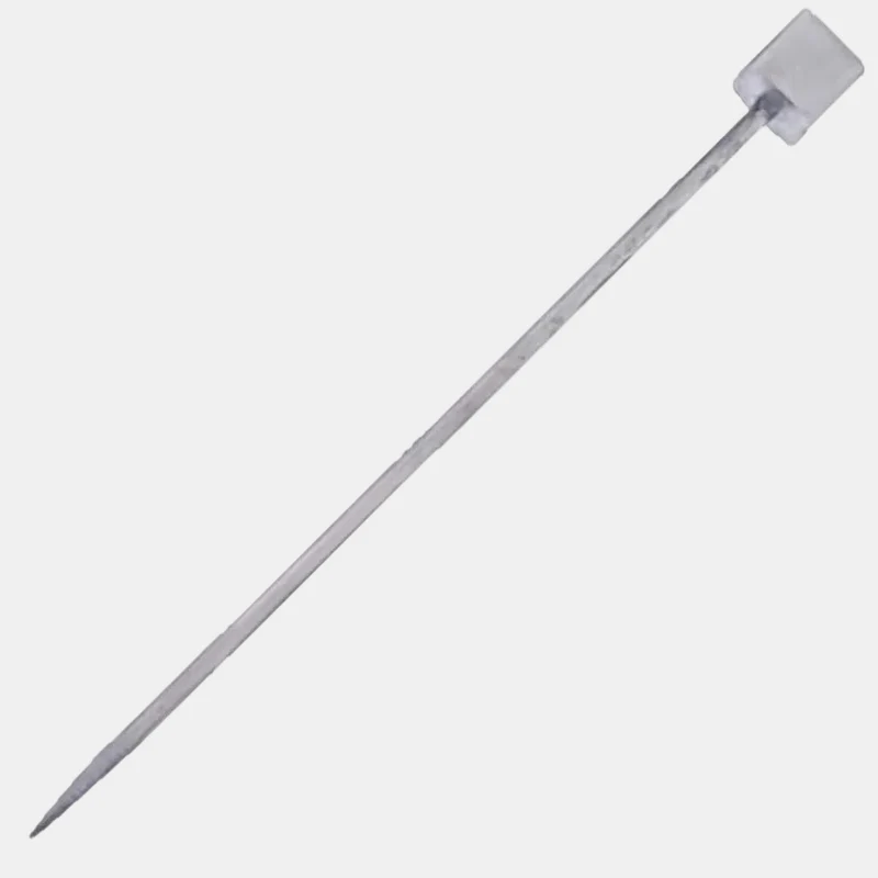Brocheta inox cubik. 10 cm - 1 Ud