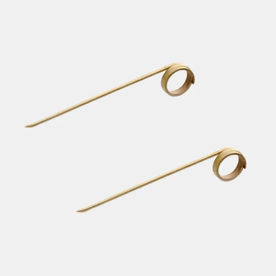 Brocheta de bambú espiral 9 cm - 2000 Uds.