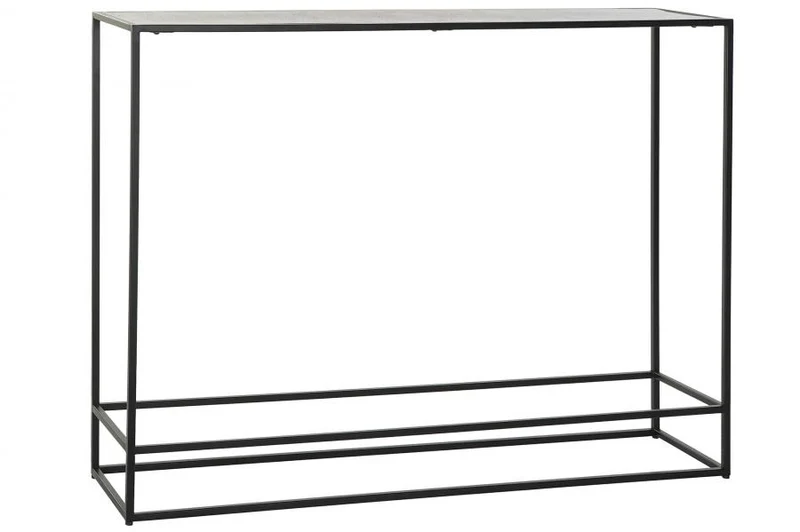 CONSOLA ALUMINIO 110X25X84 DORADO