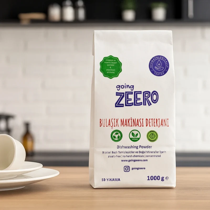 Zeero Doğal Bulaşık Makinesi Deterjanı (50 Yıkama)