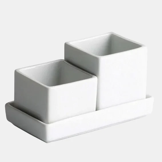 Bolws 5 x 5 cm y 3.5 x 5 cm. con bandeja - 6 uds.