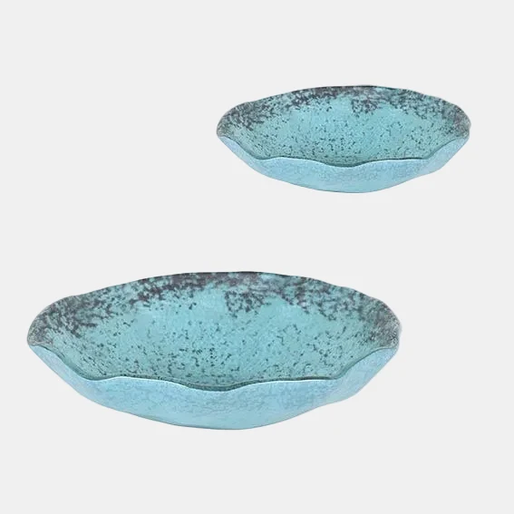 Bol turquesa. ø20 x 6 cm - 6 Uds.