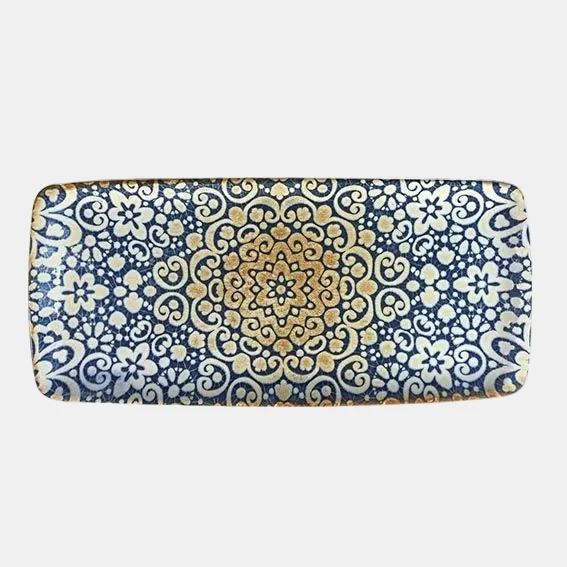 Bandeja rectangular porcelana Alhambra. Varias medidas - 12 Uds.