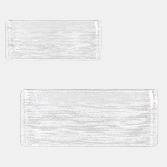 Bandeja de cristal Mesoa. Varias medidas - 6 Uds
