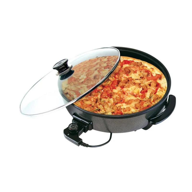 Mulex Elektrikli 42 cm Pizza Tavası (Pizza pan) | 13 cm derinlik /MX014