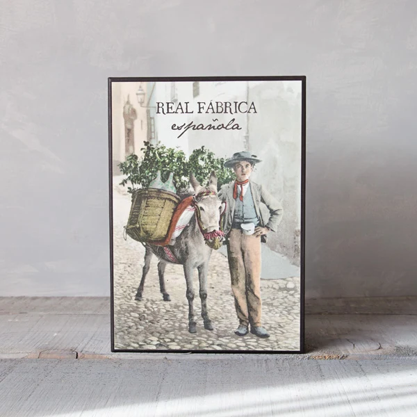 Caja Negra Regalo Cartón Duro Burrito