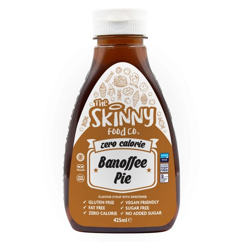 Jarabe ligero sin azúcar ni calorías sabor tarta Banoffee - 425 ml