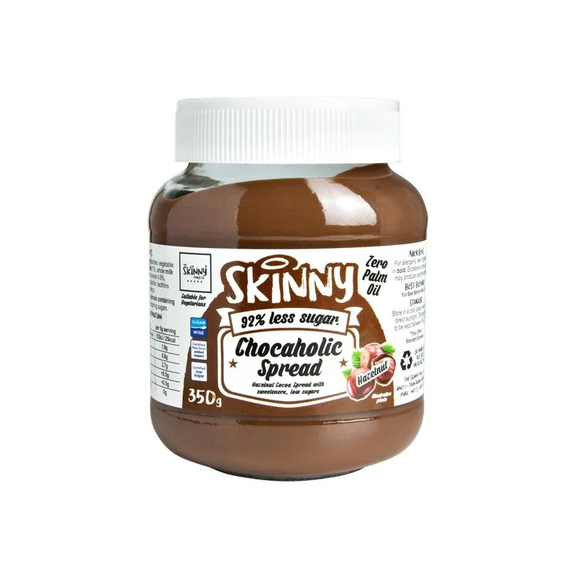 Chocolate con avellanas Low Sugar Chocaholic Skinny Spread - 350g