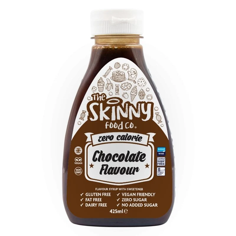 Jarabe flaco sin azúcar y sin calorías con sabor a chocolate - 425 ml