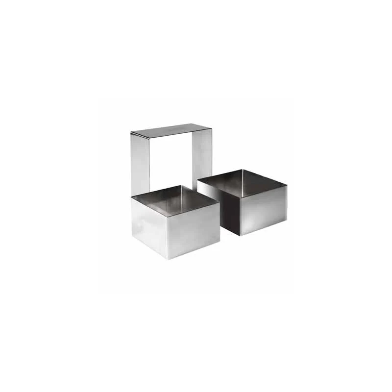 Aro de Emplatar Cuadrado 12x12 cm Acero Inox