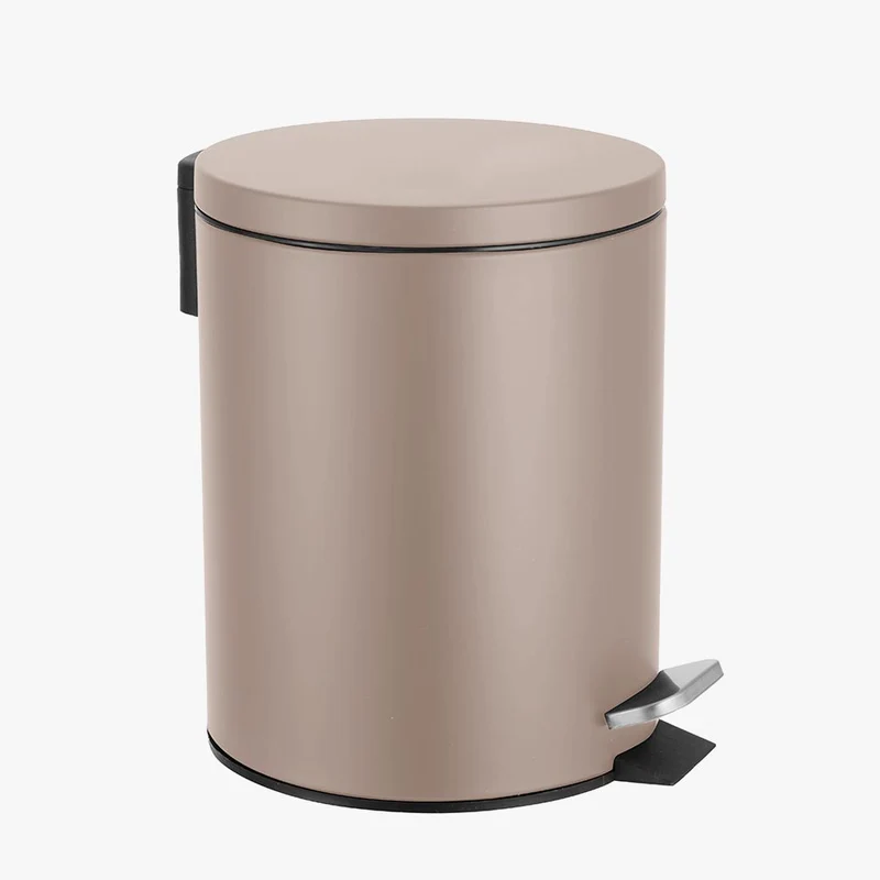Balde do Lixo URBAN com Pedal Taupe 5L