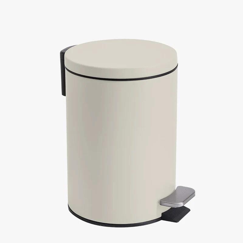 Balde do Lixo URBAN com Pedal Bege 3L